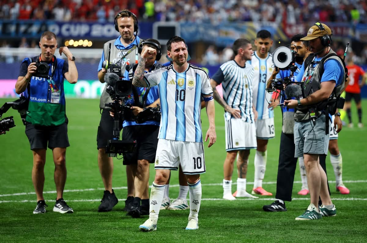 The captain leaves Atlanta with Argentina through to the quarterfinal.