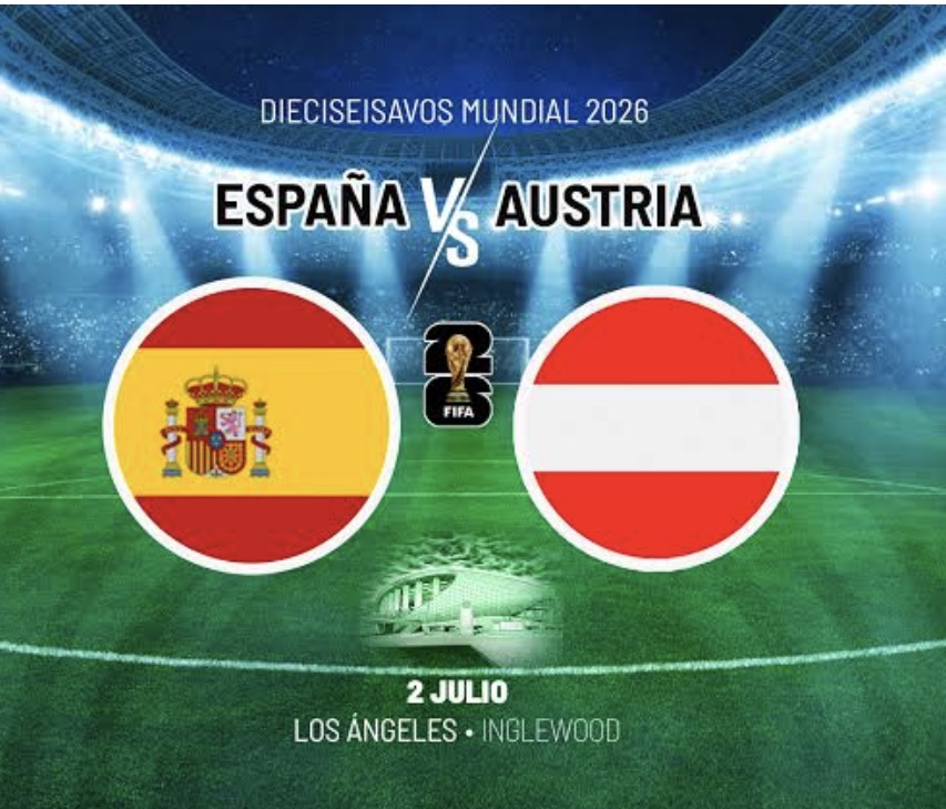 Póster de estadio de España contra Austria